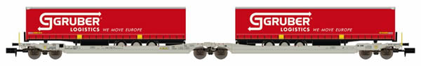 REE Modeles NW-092 - Sdggmrs T AAE Cargo TX Logistik AG + 2 trailers GRUBER Logistics